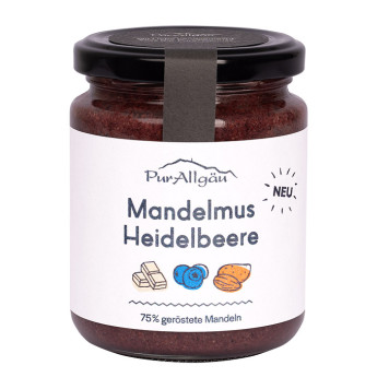 PurAllgäu Mandelmus Heidelbeere - bio