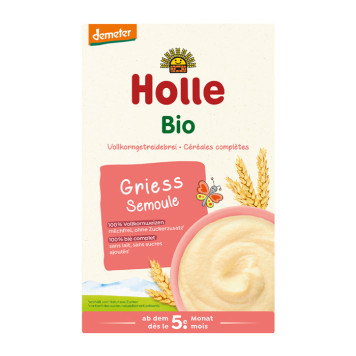 Vollkorngetreidebrei Grieß - bio