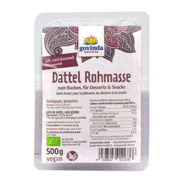 Dattel Rohmasse - bio