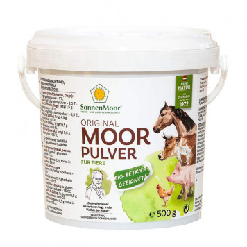 Moorpulver für Tiere
