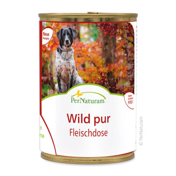 Fleischdose - Wild pur für Hunde