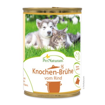 Knochenbrühe vom Rind für Hund & Katze