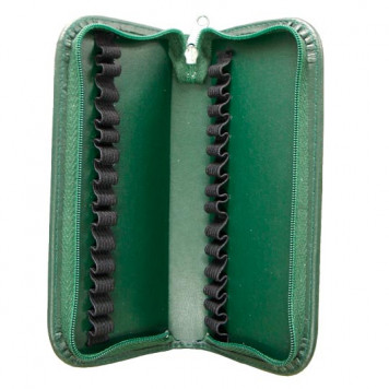 Lederetui leer für 28 Arz.,grün