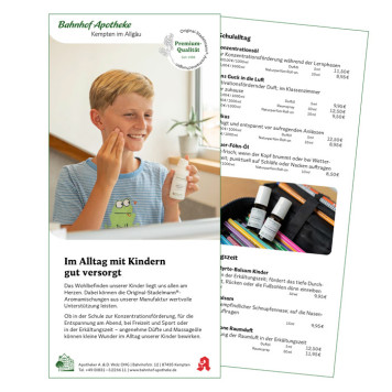 Kinderpflege und Schulalltag, Infobroschüre