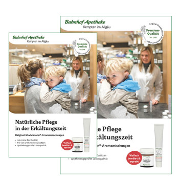 Plakat Erkältungszeit Kind