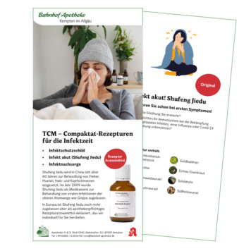 TCM Infektzeit, Infobroschüre