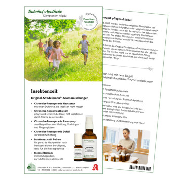 Insektenzeit, Infobroschüre