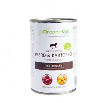 Nassnahrung Single-Protein Pferd&Kartoffel f.Hunde