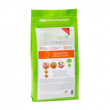 Trockennahrung Katze Sensitive Geflügel & Lachs