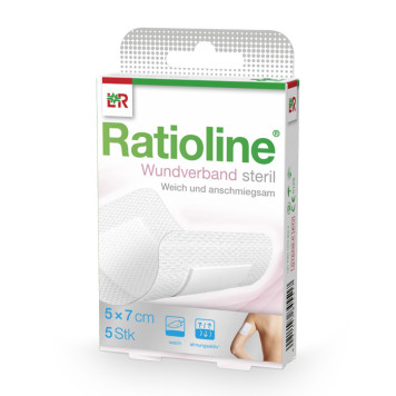 Ratioline Wundverband 15x10 cm steril