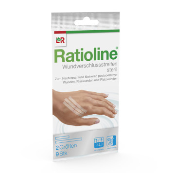 Ratioline Wundverschlussstreifen steril