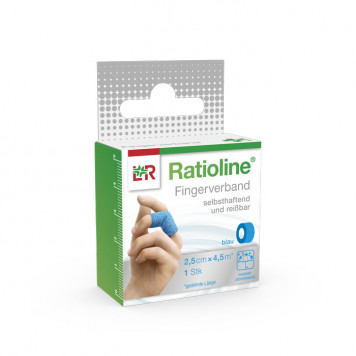 Ratioline Fingerverband selbsthaftend blau