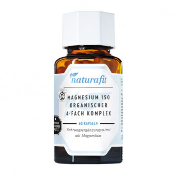 naturafit Magnesium 150 organischer 4-fach Komplex