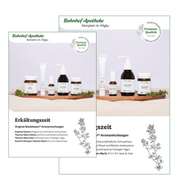 Plakat Erkältungszeit