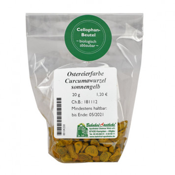 Ostereierfarben Curcumawurzel (sonnengelb)