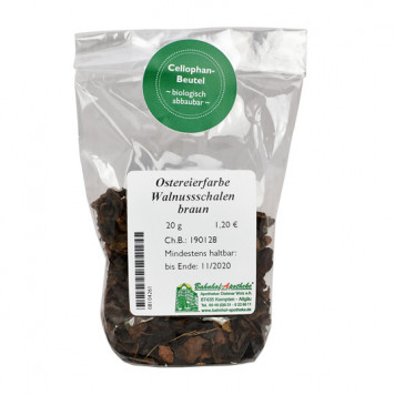 Ostereierfarben Walnußschalen (braun)