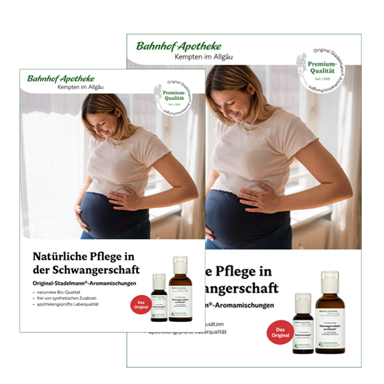 Plakat Natürliche Pflege in der Schwangerschaft